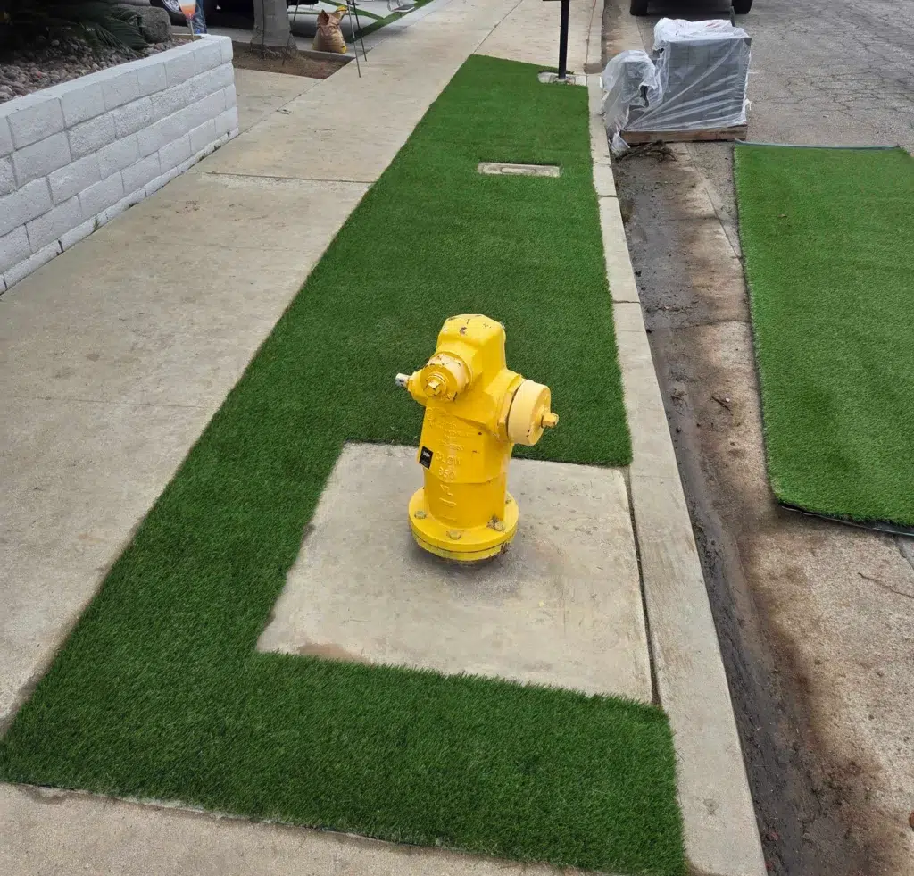 New turf installed in orange county