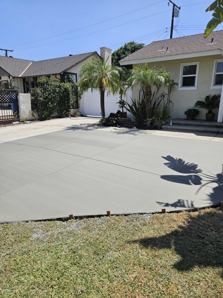 Completed Concrete Contractor Work in Orange County